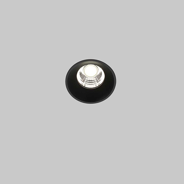 Встраиваемый светодиодный светильник Maytoni Round DL058-7W4K-TRS-B фото 4