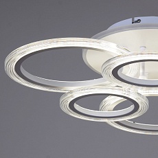 Потолочная светодиодная люстра Reluce 09812-3.3-3+3A WH (RGB) 1