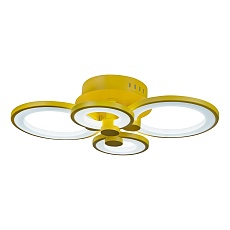 Потолочная светодиодная люстра iLedex Ring A001/4 Yellow 2