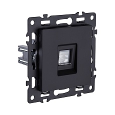 Розетка телефонная RJ11, черный Kollinger Asthetik AS-019BK 1
