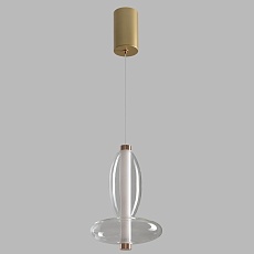 Подвесной светодиодный светильник Crystal Lux Quasar SP10W Led Transparent 4