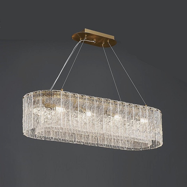 Подвесной светильник Newport 10820/90 brass oval М0064784 Фото № 1