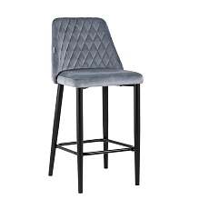 Полубарный стул Stool Group Диего велюр серый AV 427-H14-08(PP)