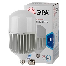 Лампа светодиодная ЭРА E27/E40 100W 4000K матовая LED POWER T160-100W-4000-E27/E40 Б0032089 2