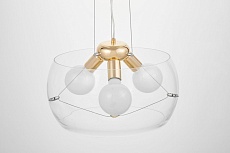 Подвесная люстра Lumina Deco Globo LDP 6018-400 PR+F.GD 1