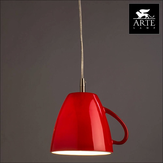 Подвесной светильник Arte Lamp Cafeteria A6605SP-1RD изображение 3 Подвесной светильник Arte Lamp Cafeteria A6605SP-1RD Фото № 3