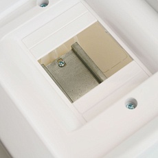 Бокс встраиваемый Stekker EBX50-2/04-20 4 модуля, белый, пластик, серия Standart 49634 1