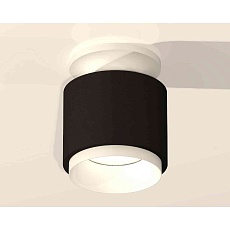 Комплект накладного светильника Ambrella light Techno Spot XS7511040 SBK/SWH черный песок/белый песок (N7925, C7511, N7030) 2