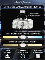 Подвесной светодиодный светильник Natali Kovaltseva Smart Нимбы Led Lamps 81263 2