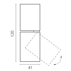 Светильник светодиодный настенно-потолочный 5W 250Lm 38G 3000/4000/6000K, никель Volta CCT Lightstar 227008 3
