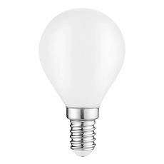 Лампа светодиодная филаментная диммируемая Gauss E14 9W 4100К матовая 105201209-D