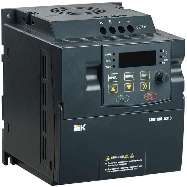 Преобразователь частоты CONTROL-A310 380В 3Ф 2,2кВт 5,1A IEK CNT-A310D33V022TEZ Фото № 1