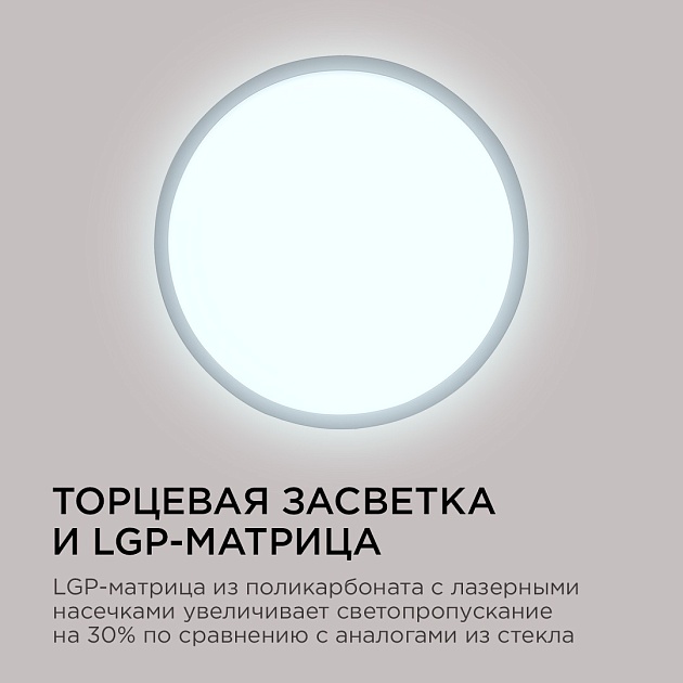 Настенно-потолочный светодиодный светильник Apeyron Spin 18-128 изображение 7 Настенно-потолочный светодиодный светильник Apeyron Spin 18-128 Фото № 7