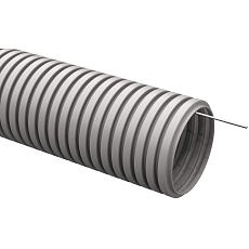 ELASTA Труба гофрированная ПВХ d=32мм с зондом (25м) IEK CTG20-32-K41-025I