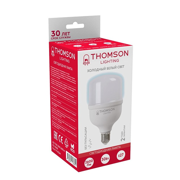 Лампа светодиодная Thomson E27 30W 6500K TH-B2364 фото 2