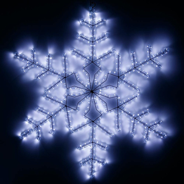 Светодиодная фигура Ardecoled Снежинка ARD-Snowflake-M3-920X920-432Led White 025306 фото 