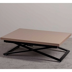 Стол-трансформер Levmar Compact G41/S53 Капучино глянец/опоры черные 7125110714