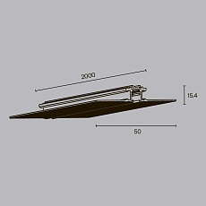 Шинопровод встраиваемый Maytoni Technical Busbar trunkings Levity TRX184-132B 4