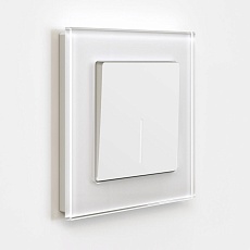 Выключатель одноклавишный Werkel с подсветкой белый матовый W1110161 4690389184567 4