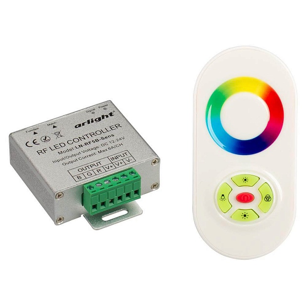 Контроллер Arlight LN-RF5B-Sens White 016487 изображение 1 Контроллер Arlight LN-RF5B-Sens White 016487 Фото № 1