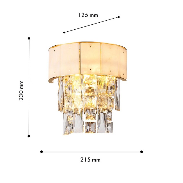 Настенный светильник Favourite Raffinato 4783-2W Фото № 2