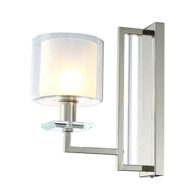 Бра Crystal Lux Nicolas AP1 Nickel/White Фото № 3