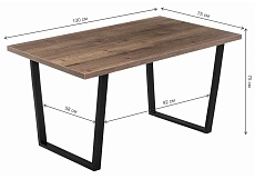 Кухонный стол Woodville Эльпатия 420992 1