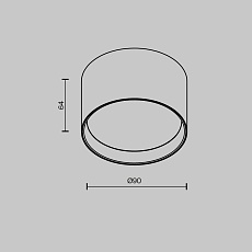 Потолочный светильник Maytoni Technical Ceiling Glare C127CL-L7W3K-BS 1