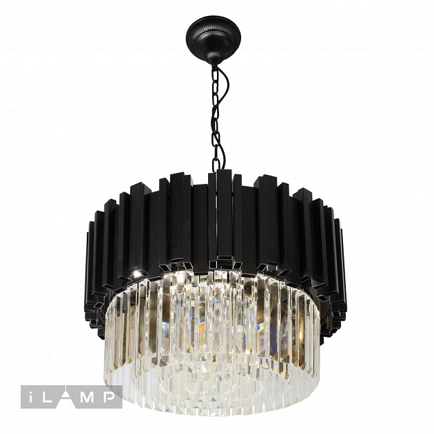Подвесная люстра iLamp Element MD8584-6 BK Фото № 1