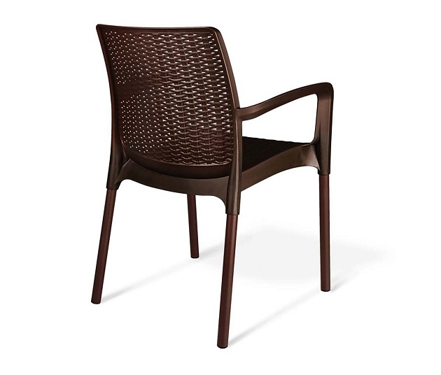 Садовое кресло Sheffilton SHT-S68 коричневый/коричневый муар (цинк) 4803229202 фото 2