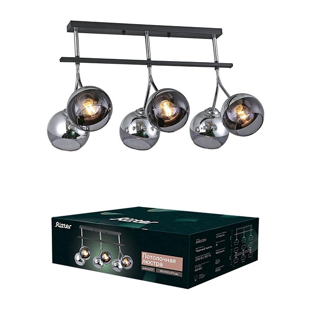 Потолочная люстра Ritter Arezzo 52554 7 изображение 3 Потолочная люстра Ritter Arezzo 52554 7 Фото № 3