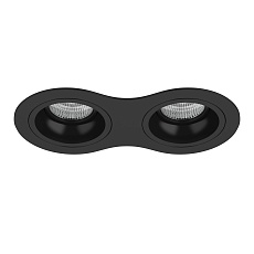 Комплект из светильников и рамки Lightstar Domino Round (214627+214607+214607) D6270707