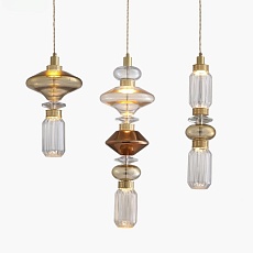 Подвесной светодиодный светильник Mizi'en Mosaic MZ160191-2-540C 2