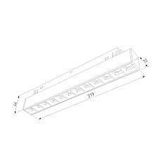 Трековый светодиодный светильник Elektrostandard Slim Magnetic 85005/01 a057193 1