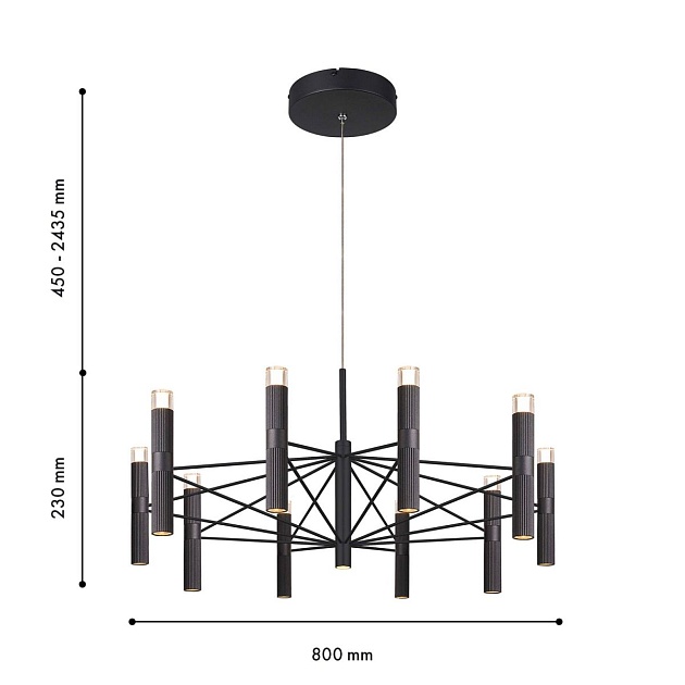 Подвесная светодиодная люстра Favourite Blick 4758-10P Фото № 2