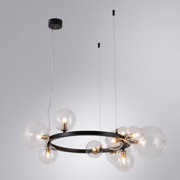 Подвесная люстра Arte Lamp Vincent A7790SP-10BK Фото № 4