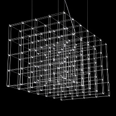 Подвесная люстра Imperium Loft Quasar Cosmos Square Led Pendant Light 80/80/140 252289-22 5