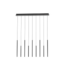 Люстра подвесная Alfa Light F3924-02 black 18W 120*13*H 150