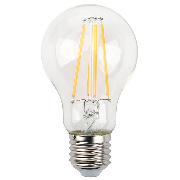 Лампа светодиодная филаментная ЭРА E27 15W 2700K прозрачная F-LED A60-15W-827-E27 Б0046981 фото 
