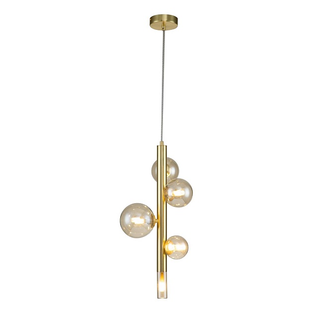 Подвесная люстра Indigo Canto 11026/5P Gold V000245 изображение 1 Подвесная люстра Indigo Canto 11026/5P Gold V000245 Фото № 1