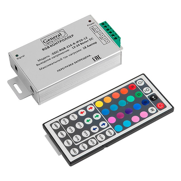 Контроллер General RGB GDC-RGB-216-R-IP20-12 Фото № 1