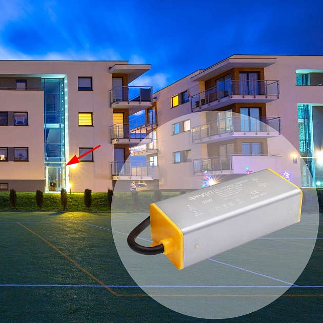 Блок питания OGM 12V 25W IP67 2A PS3-35 Фото № 16