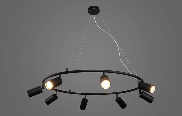 Светильник подвесной Crystal Lux RIVO SP8 BL изображение 4 Светильник подвесной Crystal Lux RIVO SP8 BL Фото № 4