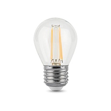 Лампа светодиодная диммируемая Gauss филаментная E27 5W 2700К прозрачная 105802105-D 3