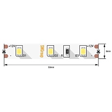 Светодиодная лента SWG 4,8W/m 60LED/m 2835SMD нейтральный белый 5M 007260