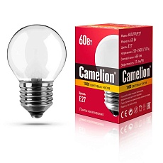 Лампа накаливания Camelion E27 60W 60/D/FR/E27 9871