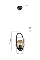 Подвесной светильник Toplight Kerrie TL1609H-01BK 3