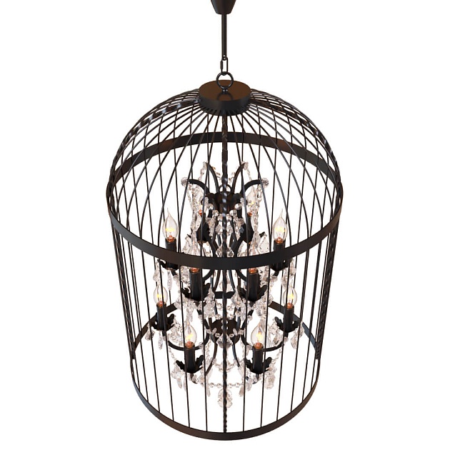 Подвесная люстра Loft IT Vintage Birdcage Loft1891/12 изображение 8 Подвесная люстра Loft IT Vintage Birdcage Loft1891/12 Фото № 8