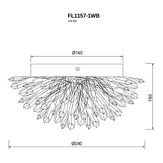 Бра Fluorite Sorpresa FL1157-1WB 4