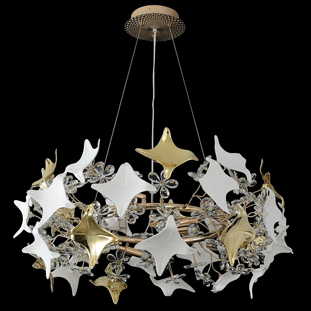 Подвесная люстра Crystal Lux LETISIA SP8 GOLD Фото № 5